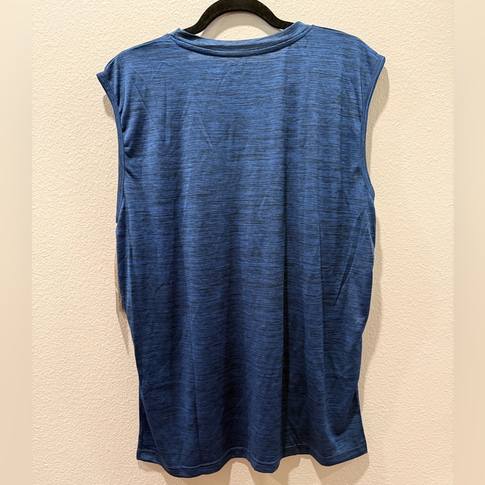 πͺ NWT Menβs Reset Blue Sleeveless Athletic Shirt β Size XXL - Picture 3 of 4